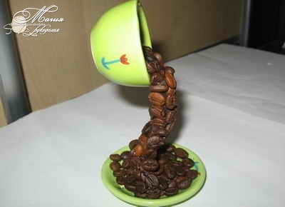 Парящая кружка с кофе