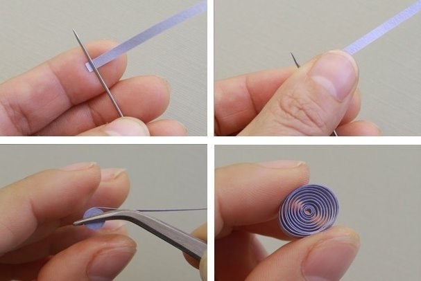 Виноград в технике квиллинг.