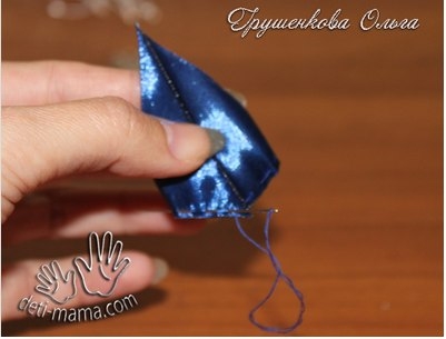 Колокольчики из лент. Мастер-класс.