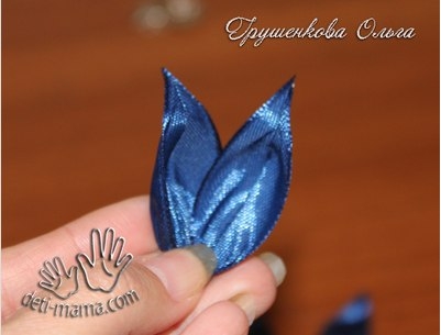 Колокольчики из лент. Мастер-класс.