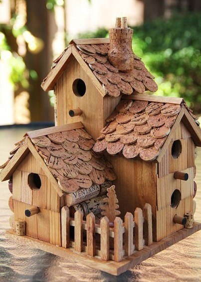 Декоративные скворечники.
