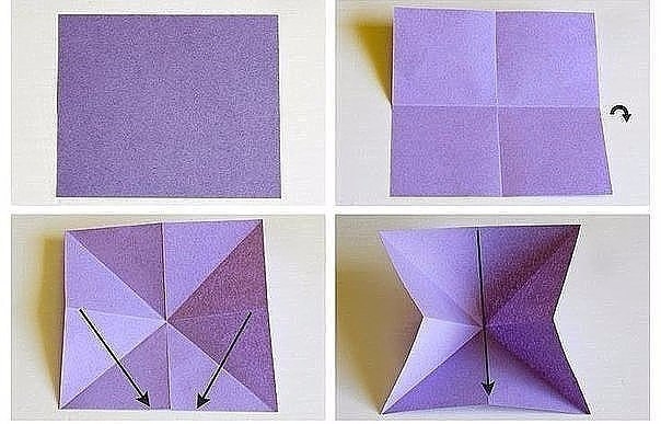 Бабочки оригами.