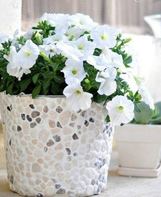 Цветочный горшок своими руками!
