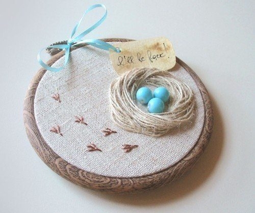 Картины, обрамленные в пяльцы