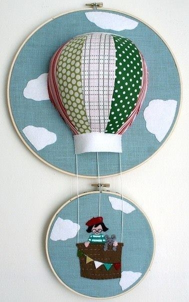 Картины, обрамленные в пяльцы