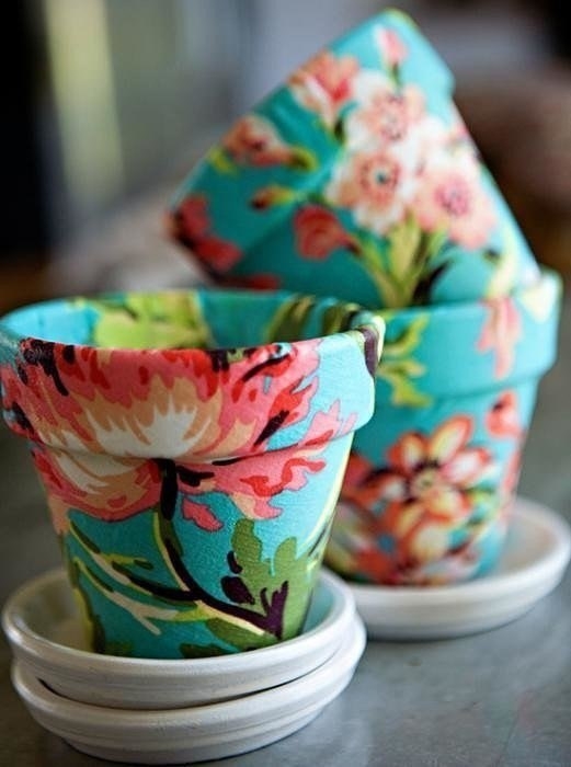 Идея для декора горшка