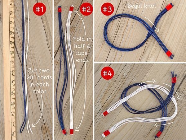 Плетенный браслет