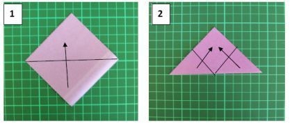 Красивый цветок в технике оригами. Мастер класс.