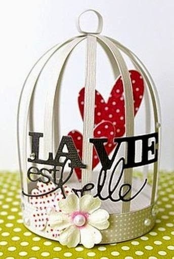 Декоративная бумажная клеточка