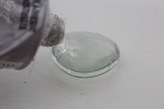 Камешки с глиттером