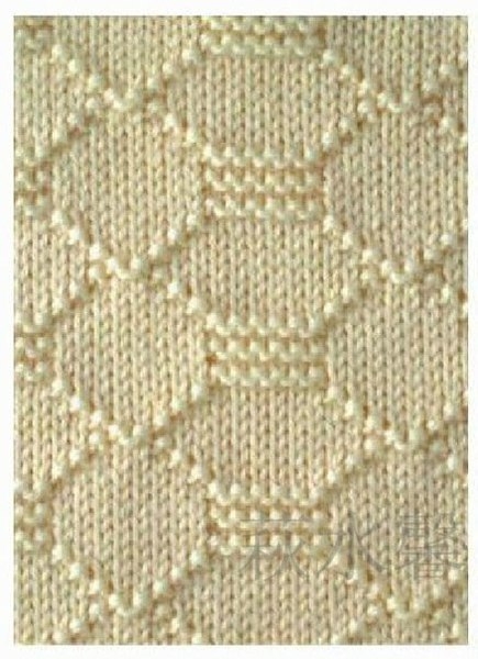 Рельефные узоры спицами