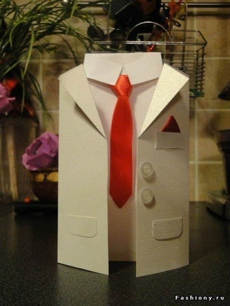 Настоящая мужская открытка.