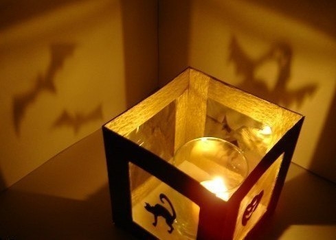 Подсвечник на Хэллоуин.