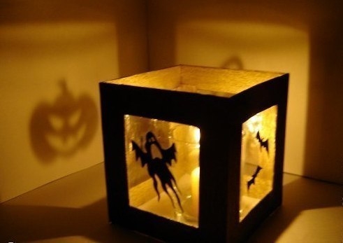 Подсвечник на Хэллоуин.