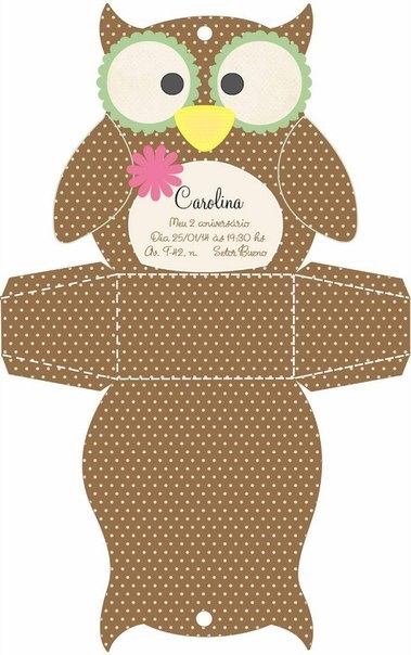 Коробочки с совушками