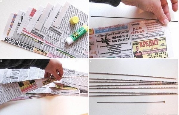 Шкатулка из газет. Мастер-класс