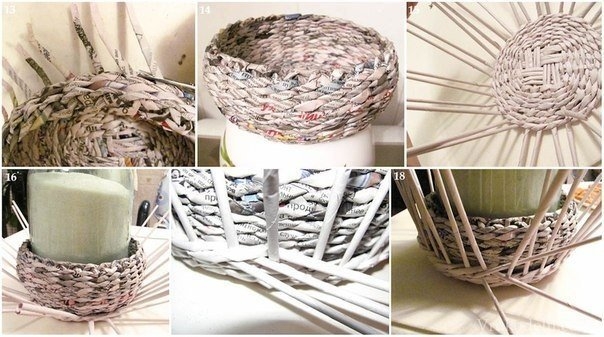 Шкатулка из газет. Мастер-класс