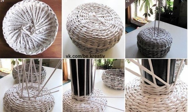 Шкатулка из газет. Мастер-класс