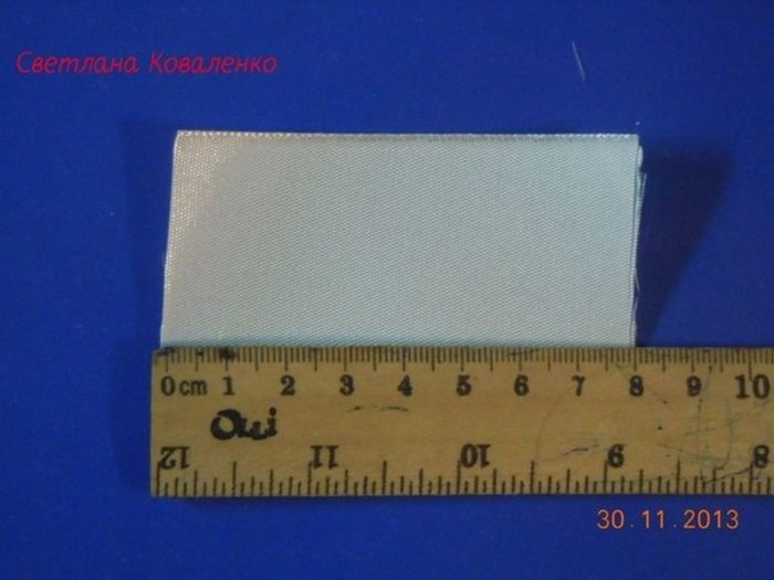 Цветок из ленты