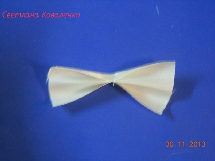 Цветок из ленты