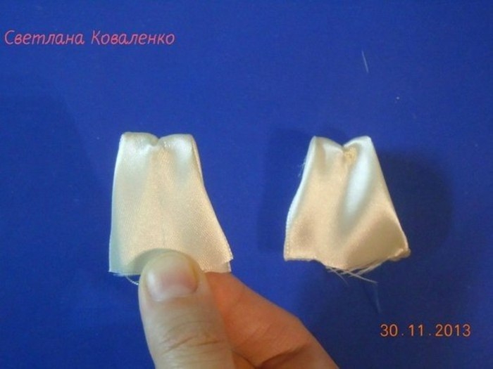 Цветок из ленты