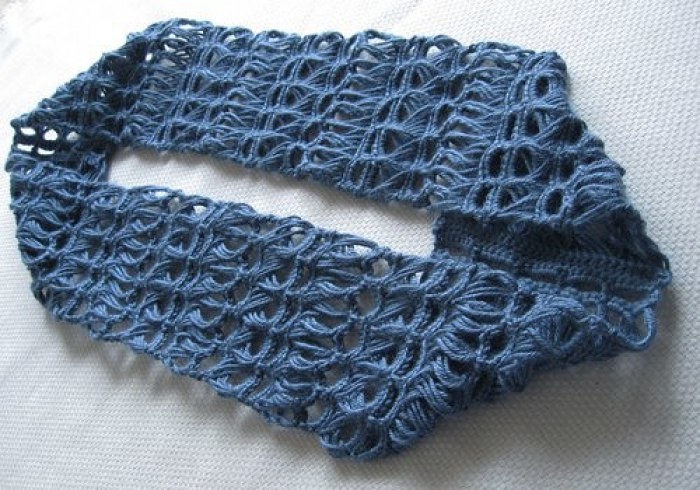 ШАРФ  :  Перуанское вязание !