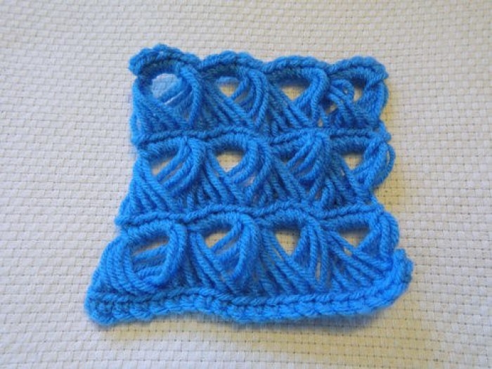 ШАРФ  :  Перуанское вязание !