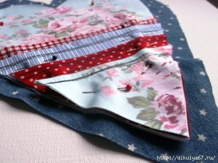 Органайзер для рукоделия из джинсовой ткани