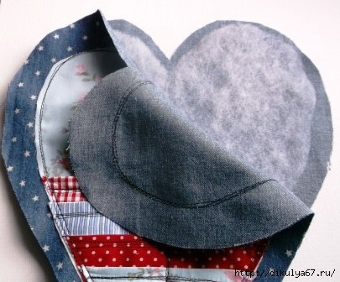 Органайзер для рукоделия из джинсовой ткани