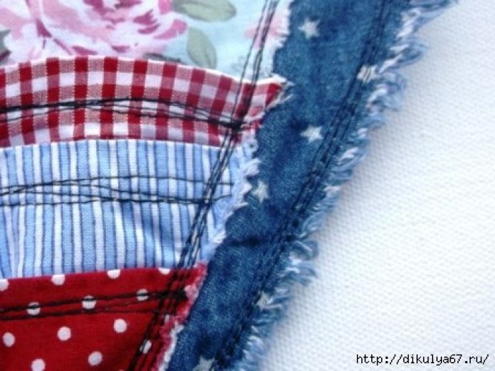 Органайзер для рукоделия из джинсовой ткани