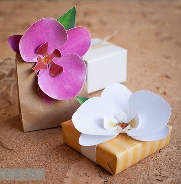 орхидеи из бумаги