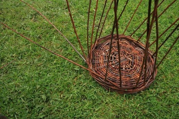 Плетем корзинку из ивовых прутьев. Мастер-класс