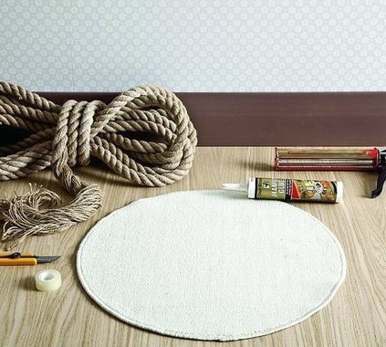 Коврик из каната