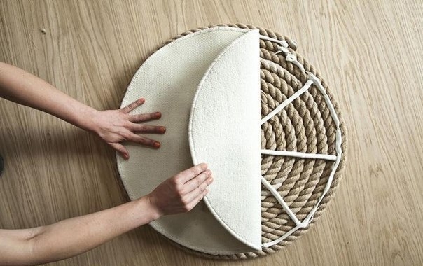 Коврик из каната