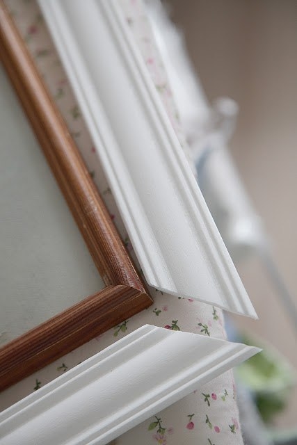 Интерьерную рама с широким багетом