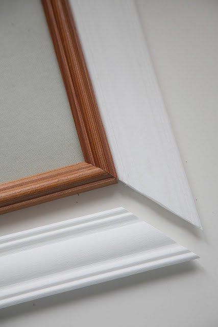 Интерьерную рама с широким багетом