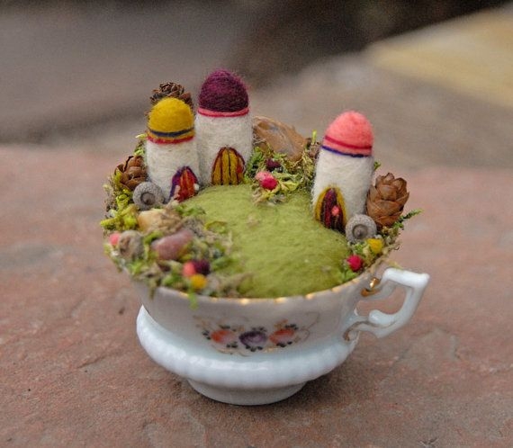 Валяние в чашке