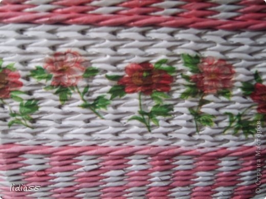 Корзинка из газетных трубочек. Мастер-класс.