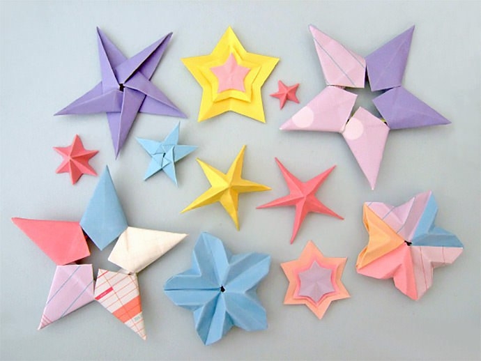 Звёздочки-оригами