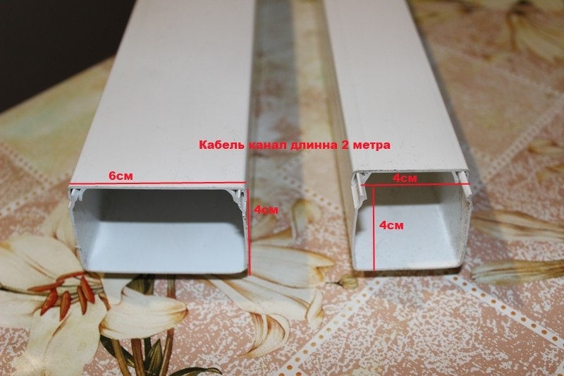 Идея полочки из кабель-канала