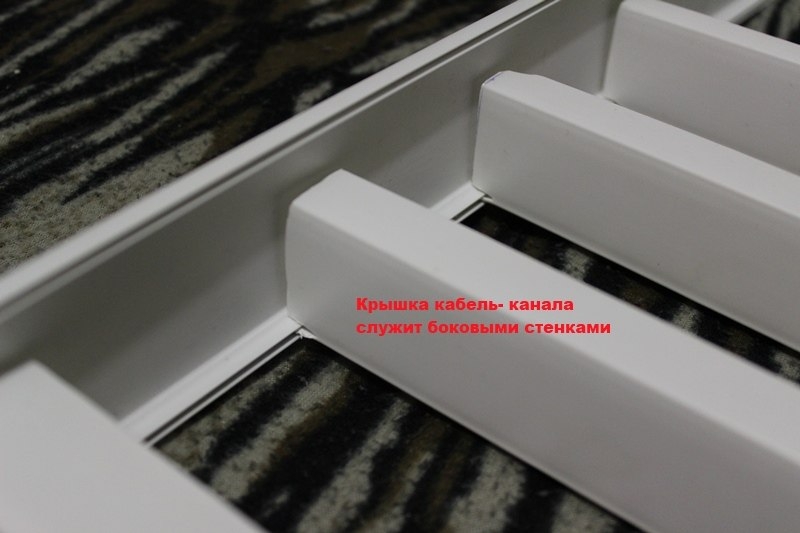Идея полочки из кабель-канала