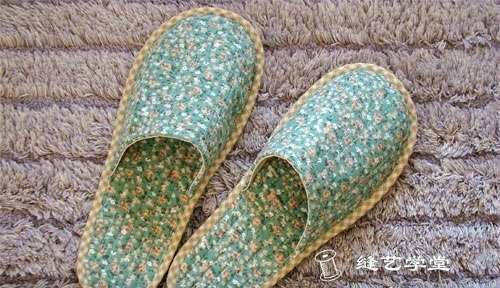 Домашние тапочки. Мастер-класс. Выкройка.