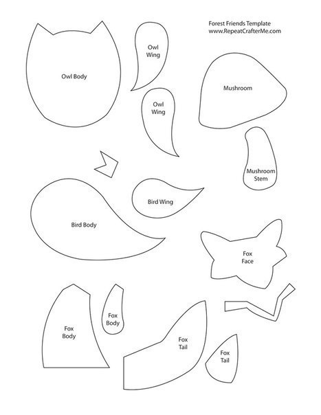 Брелоки из фетра