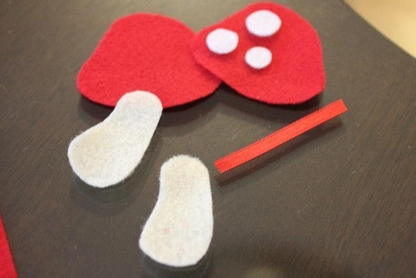 Брелоки из фетра