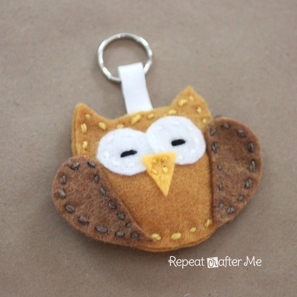 Брелоки из фетра