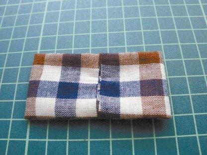 Быстрый способ сделать красивый бантик из ткани