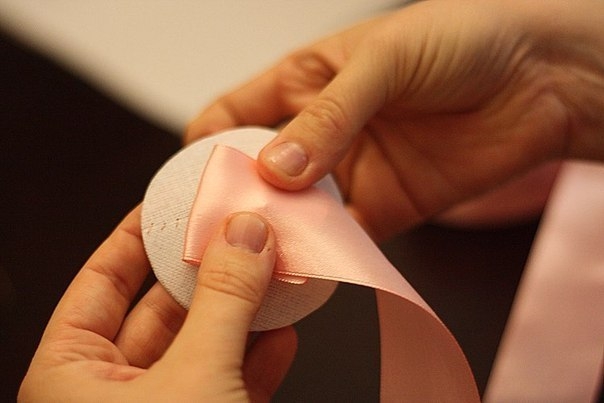 Цветы из ленты