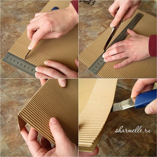 Круглая коробка из гофрокартона Круглая коробка из гофрокартона