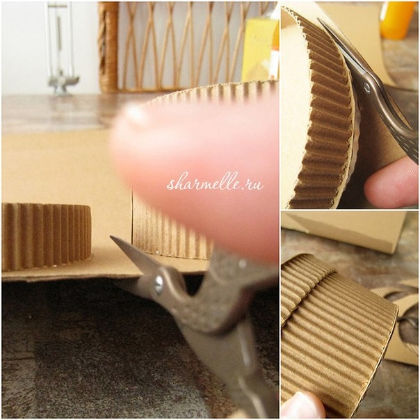 Круглая коробка из гофрокартона Круглая коробка из гофрокартона