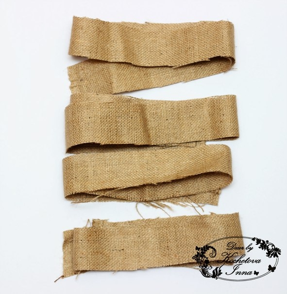 МК по созданию декоративного венка из клубков